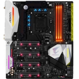 Мат. плата для ПК GigaByte GA-Z270X-Gaming 9 Socket 1151 Z270 4xDDR4 4xPCI-E 16x 2xPCI-E 1x 8xSATAIII ATX Retail