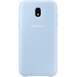 Чехол накладка Samsung для Galaxy J7 2017 Dual Layer Cover голубой