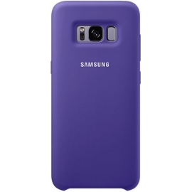 Чехол накладка Samsung Silicone Cover для для Galaxy S8 фиолетовый