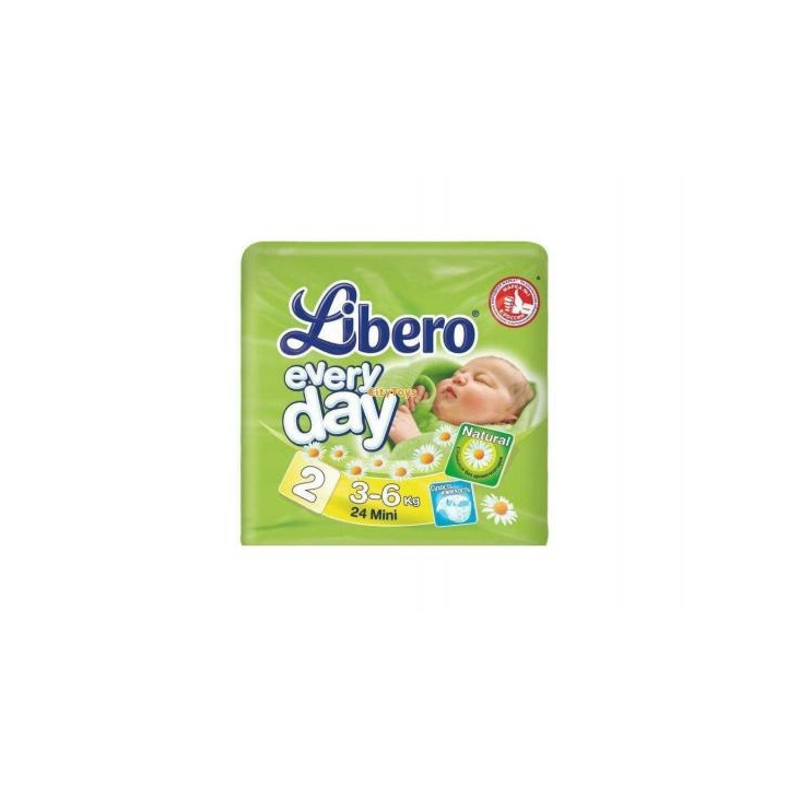 Подгузники Libero EveryDay 2 (3-6 кг) 24 шт.