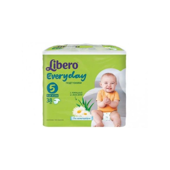 Подгузники Libero EveryDay 5 (11-25 кг) 38 шт.