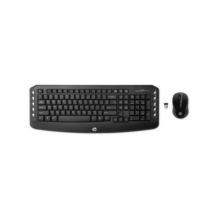 Клавиатура беспроводная HP Wireless Business N3R88AA USB черный N3R88AA